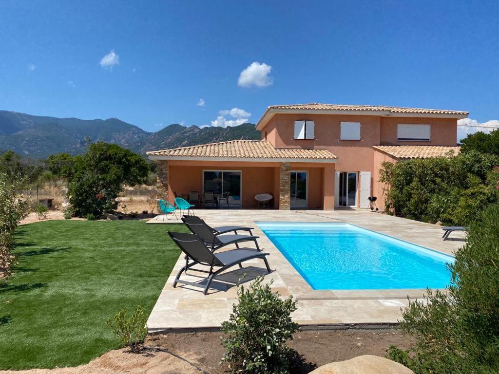 Villa Chez Geraldine Piscine Chauffee, Proche Plage Et Riviere Lecci Buitenkant foto