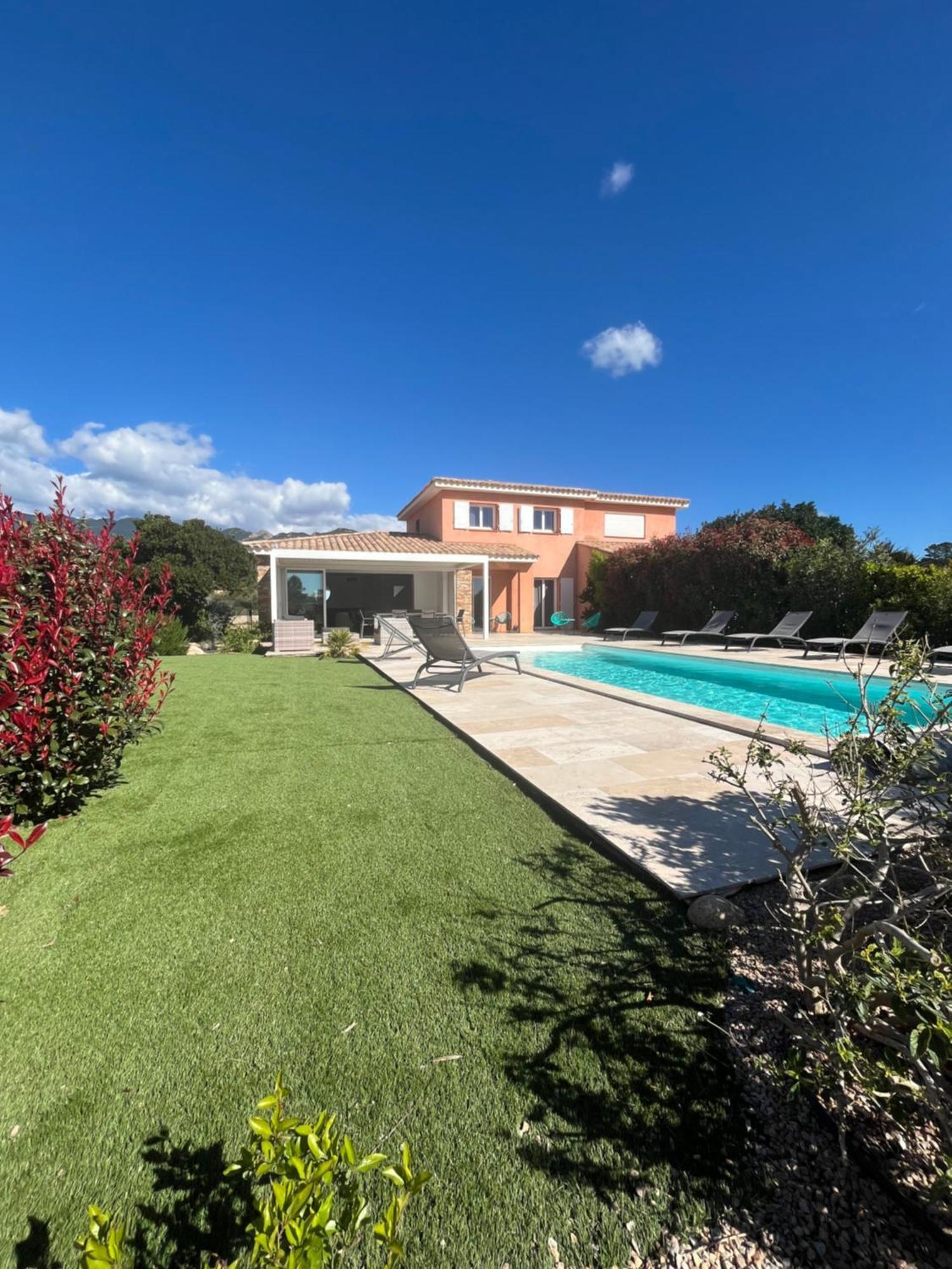 Villa Chez Geraldine Piscine Chauffee, Proche Plage Et Riviere Lecci Buitenkant foto